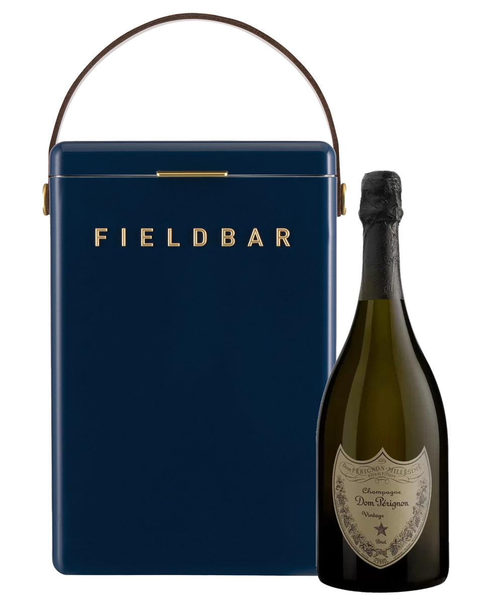 Sea Boat Blue Fieldbar cooler with Dom Pérignon