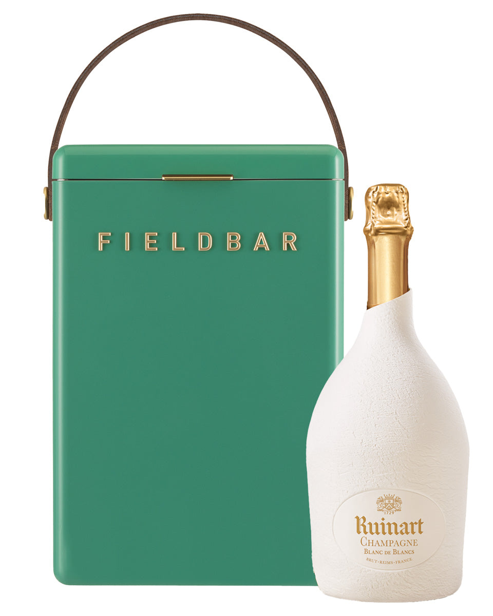 Parisian Green Fieldbar cooler with Ruinart Blanc de Blancs