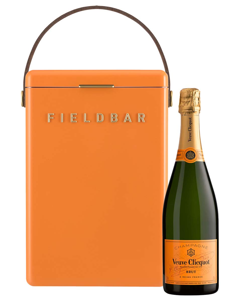 Orchard Orange Fieldbar cooler with Veuve Clicquot Yellow Label