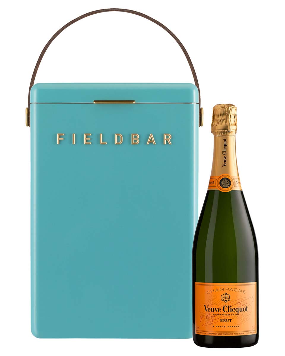 Bazaruto Blue Fieldbar cooler with Veuve Clicquot Yellow Label