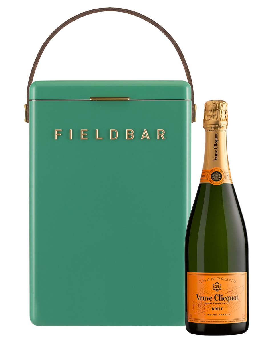 Parisian Green Fieldbar cooler with Veuve Clicquot Yellow Label