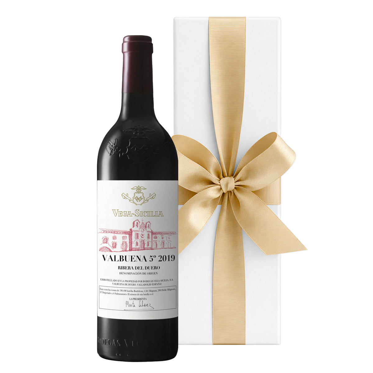 Vega Sicilia Valbuena 5° Ribera del Duero Red Wine Gift Box