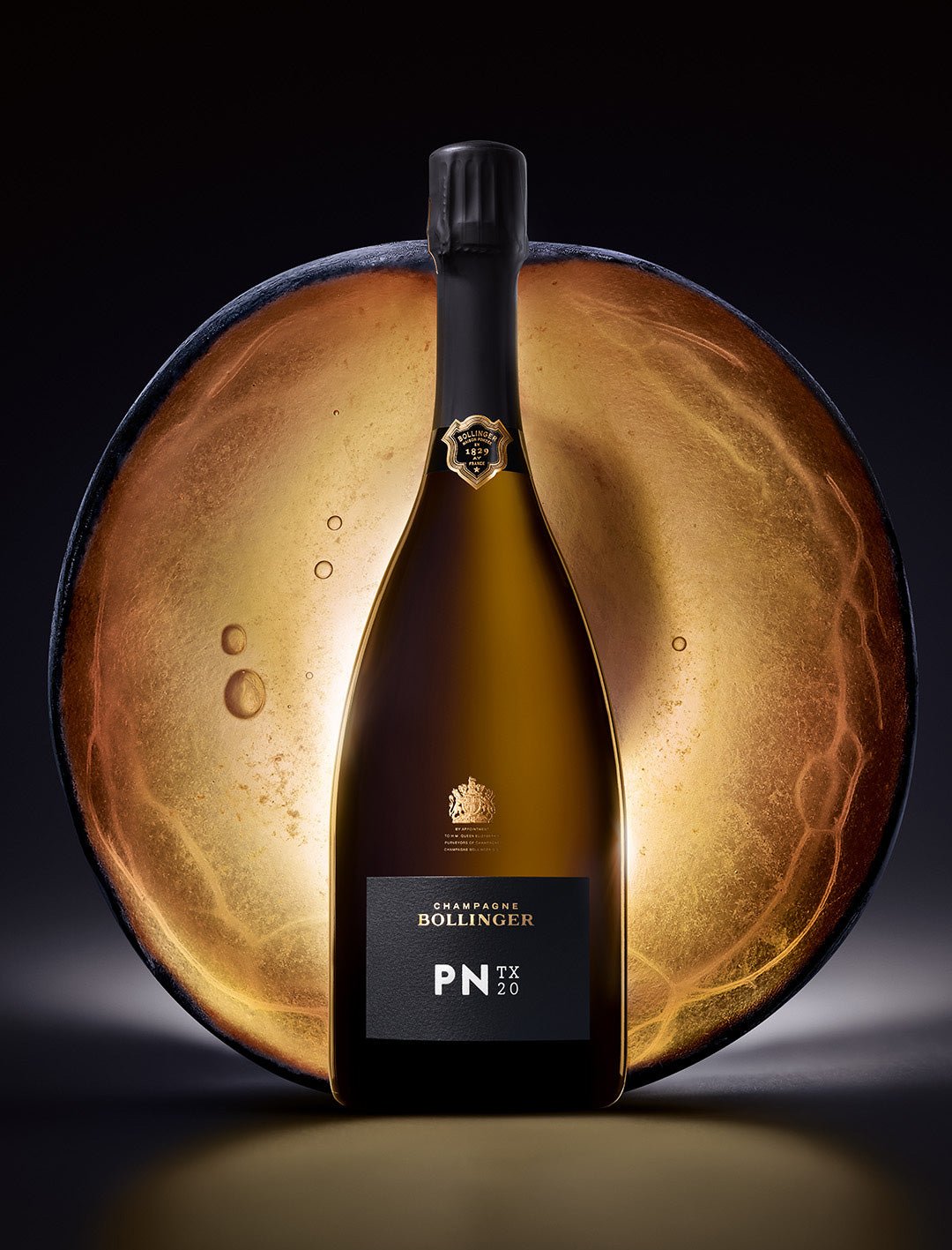 Bollinger PN TX20 Champagne in Black Gift Box - CorporateGifts.London