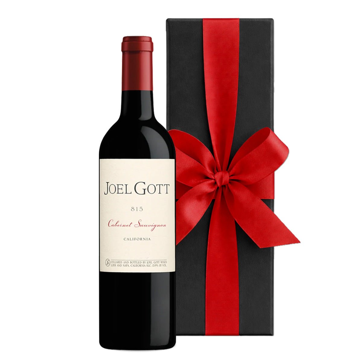 Joel Gott 815 Cabernet Sauvignon – California in Black Gift Box - CorporateGifts.London
