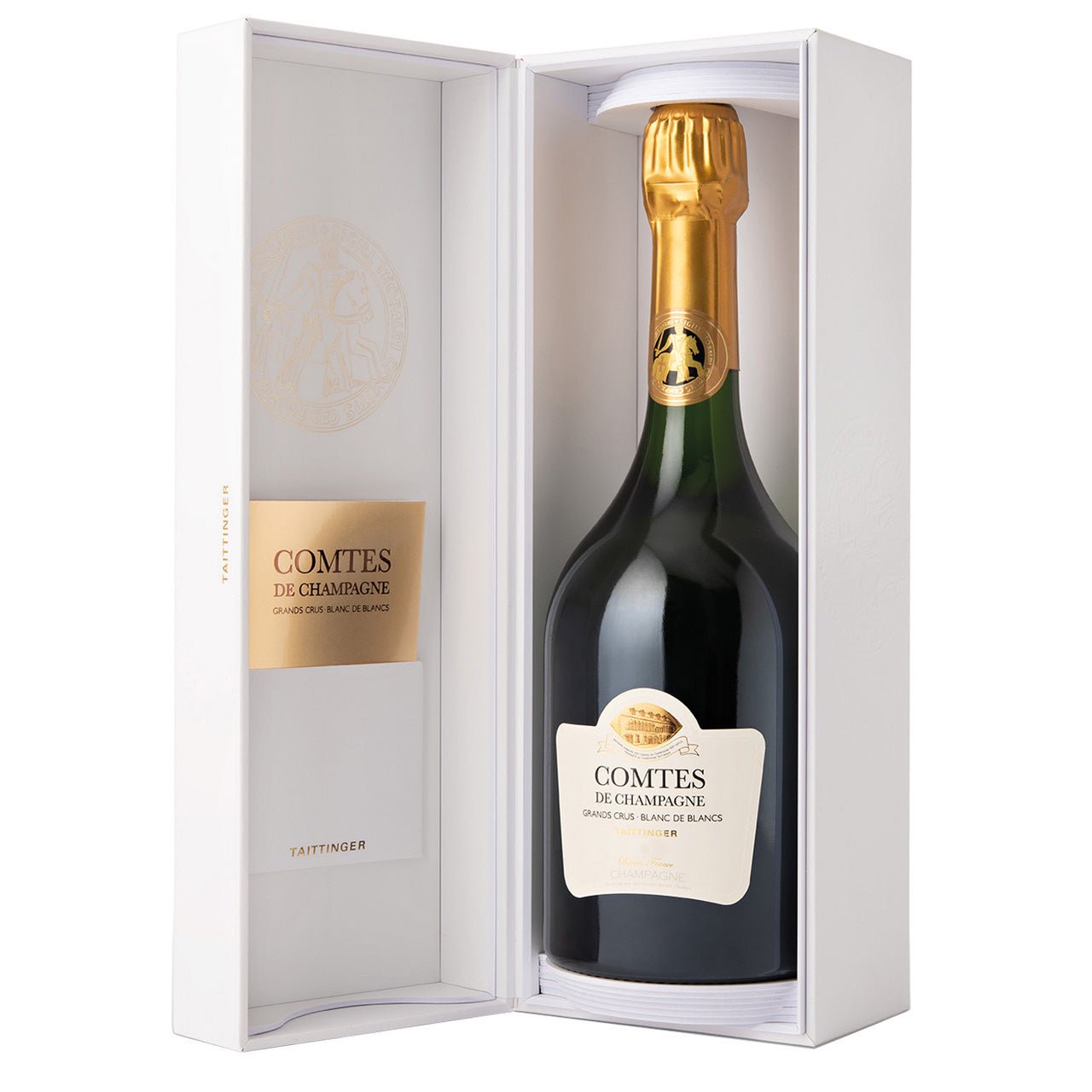 Taittinger Comtes de Champagne Blanc de Blancs 2013 in Luxury Gift Box - CorporateGifts.London