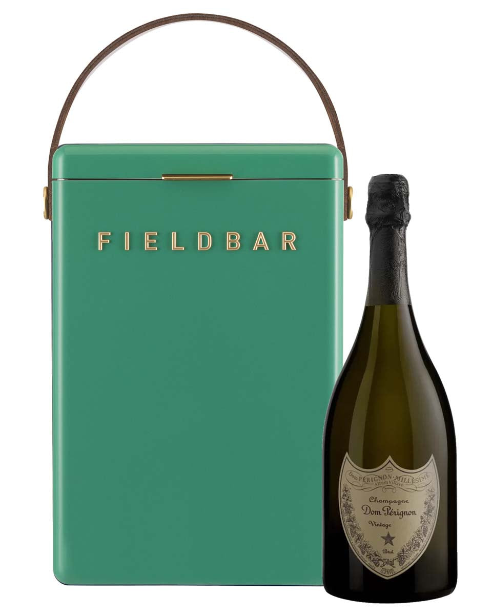 Parisian Green Fieldbar cooler with Dom Pérignon