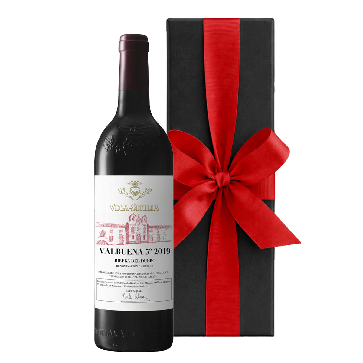 Vega Sicilia Valbuena 5° Ribera del Duero Red Wine Gift Box