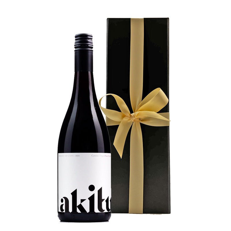 Akitu A2 Pinot Noir – Central Otago, New Zealand in Black Gift Box - CorporateGifts.London