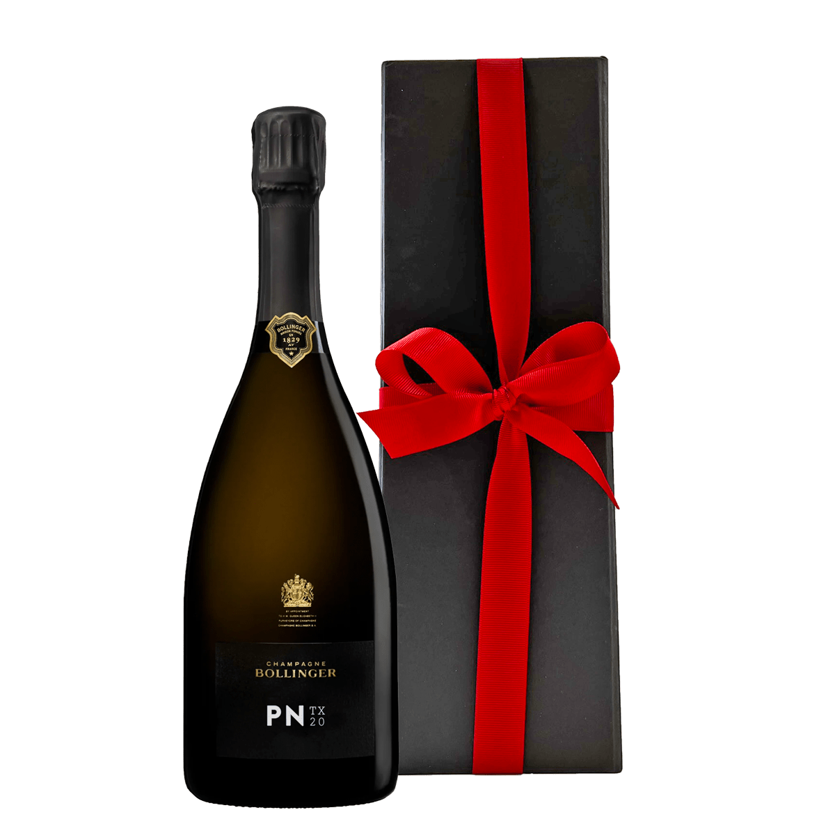 Bollinger PN TX20 Champagne in Black Gift Box - CorporateGifts.London