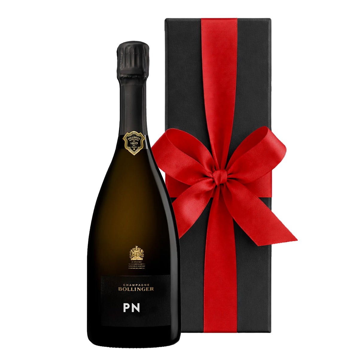 Bollinger PN TX20 Champagne in Black Gift Box - CorporateGifts.London