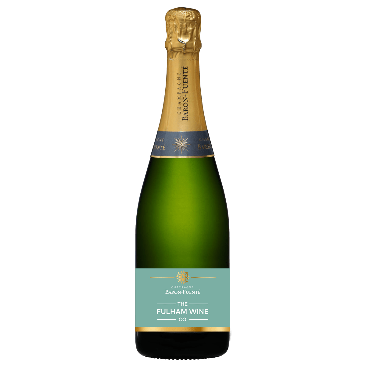 Branded Classic Cuvée Champagne with Flutes in Black Gift Box - CorporateGifts.London