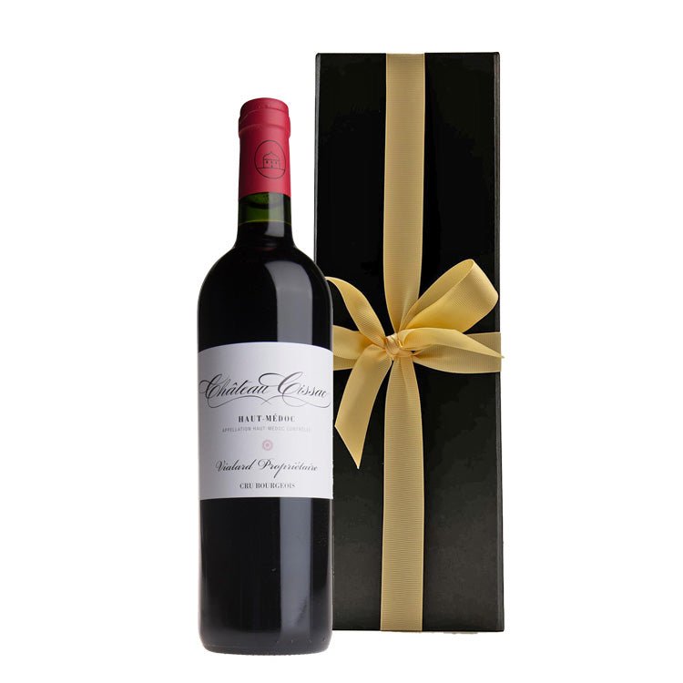 Château Cissac Bordeaux Supérieur in Black Gift Box - CorporateGifts.London