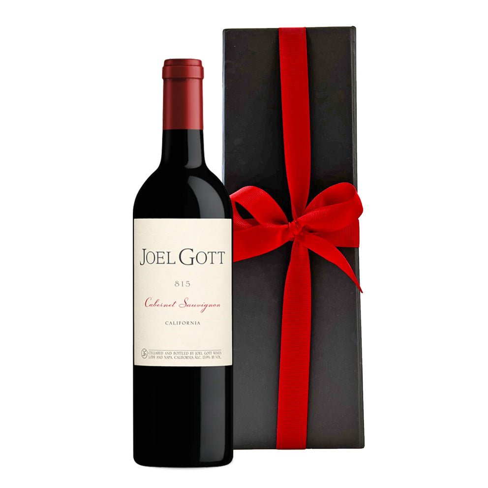 Joel Gott 815 Cabernet Sauvignon – California in Black Gift Box - CorporateGifts.London