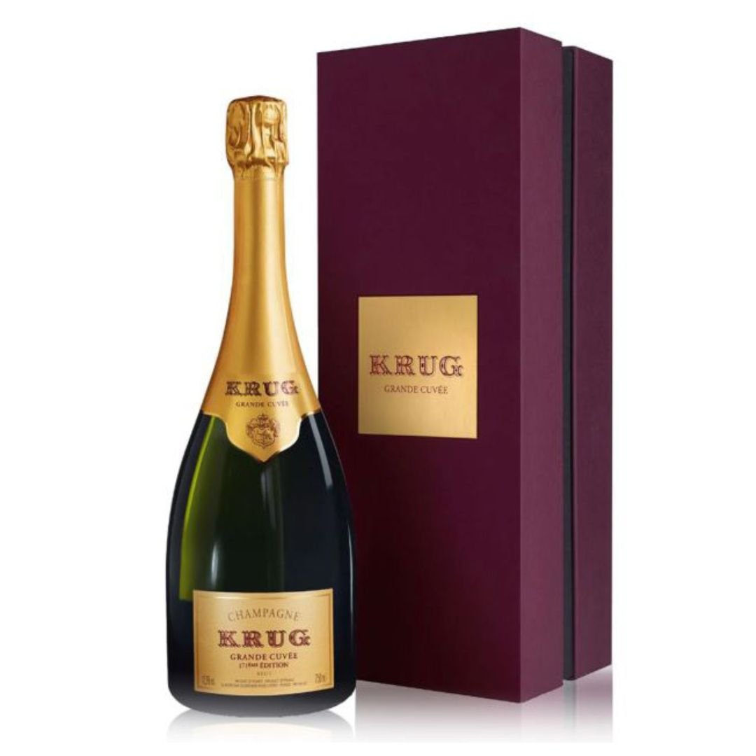 Krug Grande Cuvée – 171st Edition in Signature Krug Gift Box - CorporateGifts.London