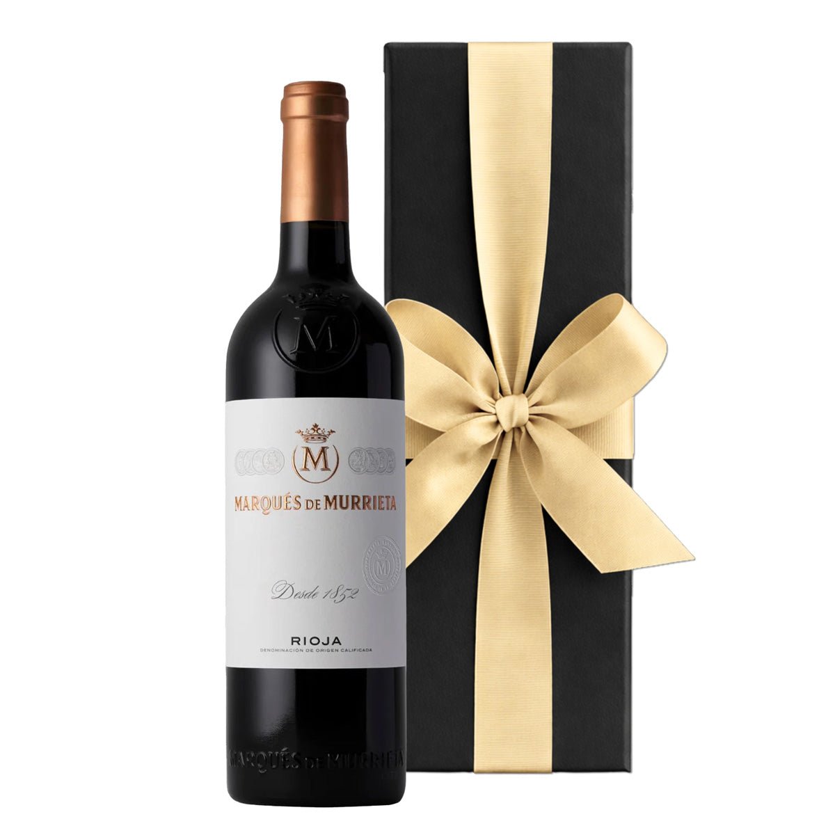 Marqués de Murrieta Reserva Rioja in Black Gift Box - CorporateGifts.London