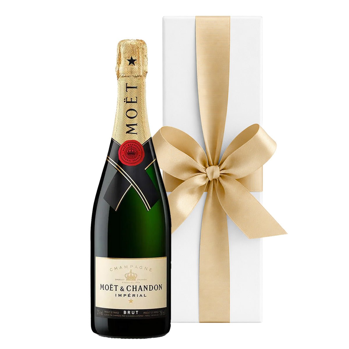 Moët & Chandon Brut Impérial Champagne in White Gift Box - CorporateGifts.London