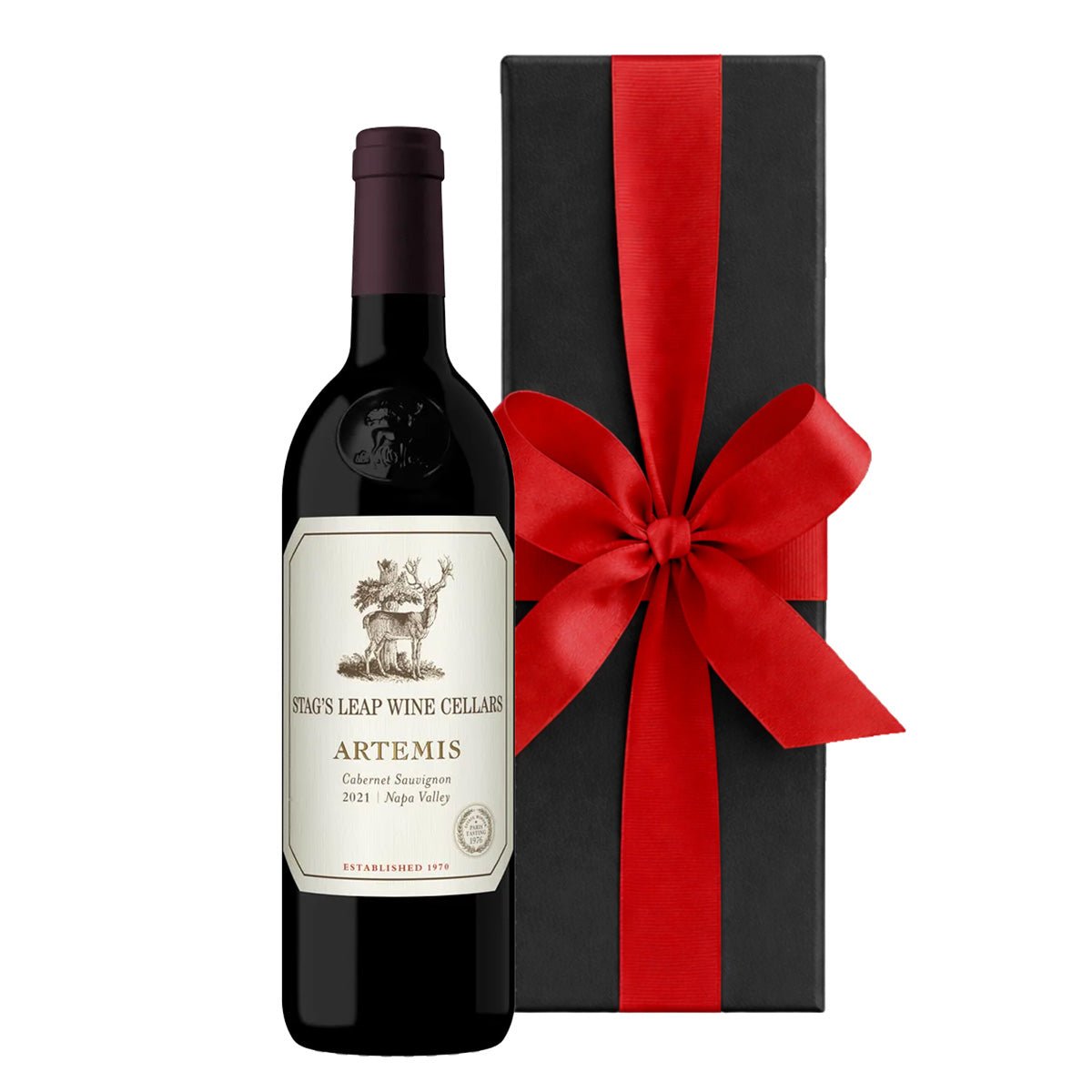 Stag's Leap ARTEMIS Cabernet Sauvignon 2021 – Napa Valley in Black Gift Box - CorporateGifts.London