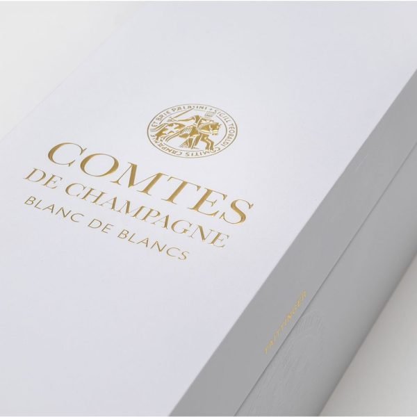 Taittinger Comtes de Champagne Blanc de Blancs 2013 in Luxury Gift Box - CorporateGifts.London