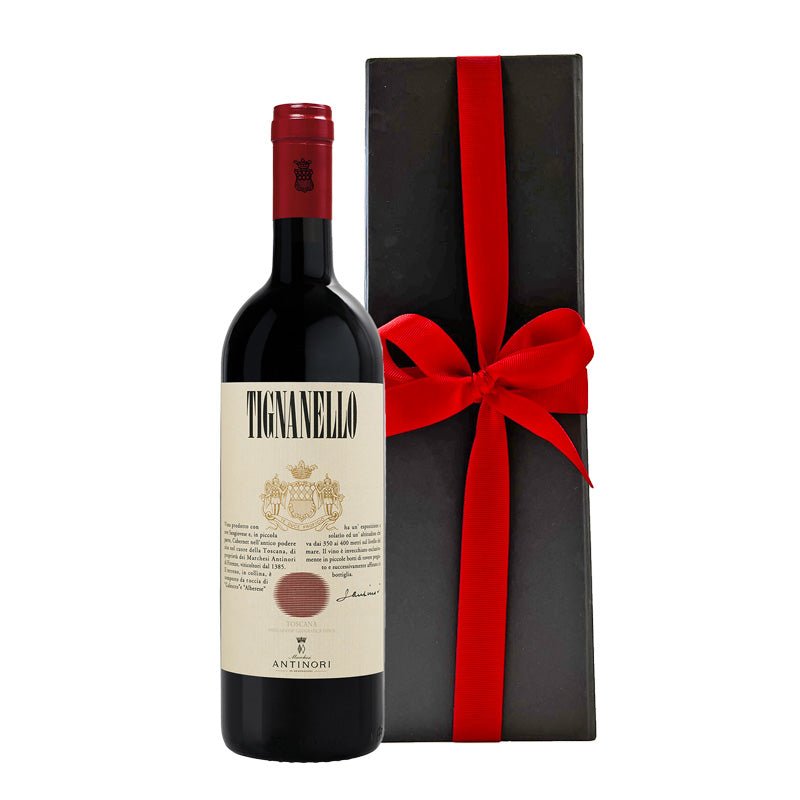Tignanello 2021 – Antinori Toscana IGT in Black Gift Box - CorporateGifts.London