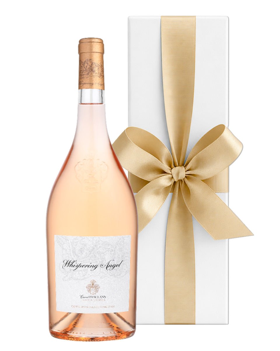Whispering Angel Rosé Magnum in White Gift Box - Corporate Gifts London